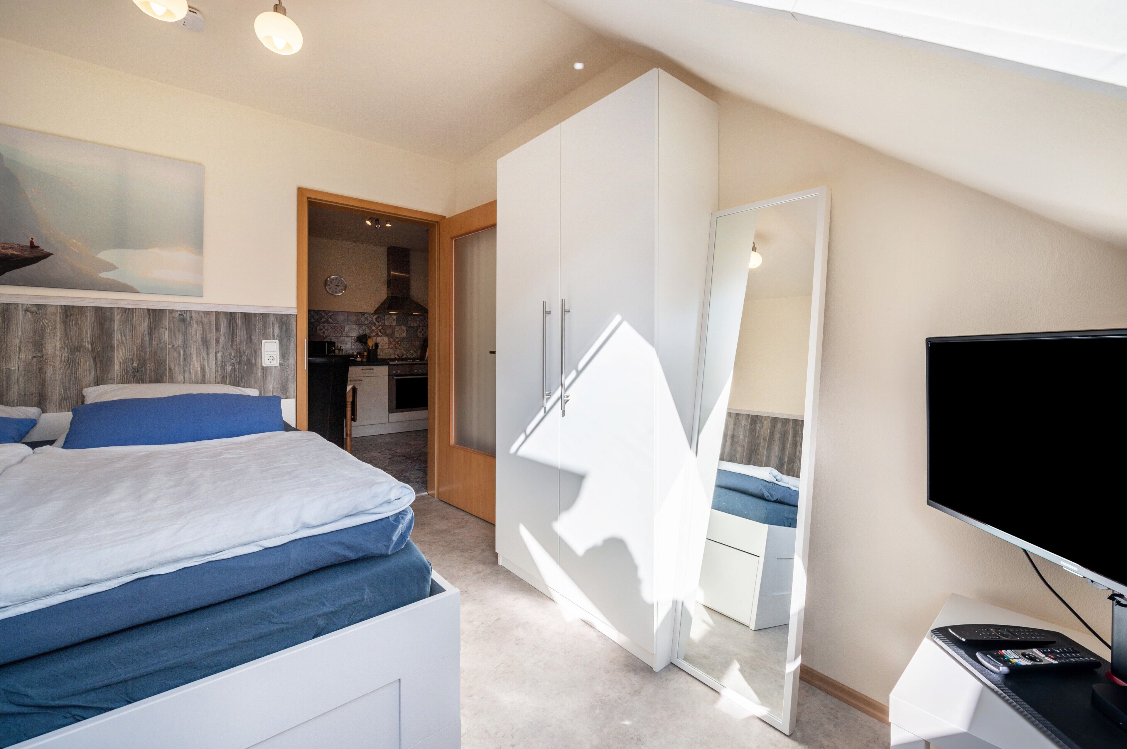 1 Schlafzimmer, Bügeleisen/Bügelbrett, kostenloses WLAN, Bettwäsche