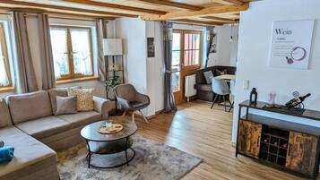 TV, fireplace, video games