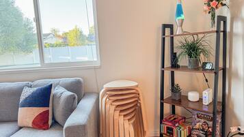 Smart TV, video games, ping pong