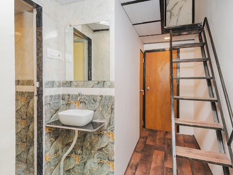 Shower, toilet paper