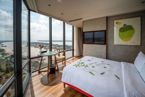 Premium bedding, memory-foam beds, minibar, in-room safe