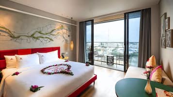 Ropa de cama de alta calidad, camas con efecto memoria y minibar