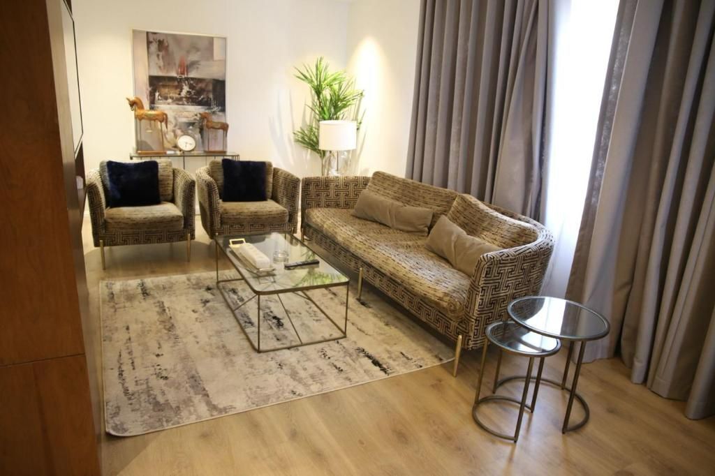 Presidential-Suite, Stadtblick | Wohnbereich