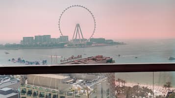 Luxury Apartment, 2 Bedrooms, Balcony, Sea View | Terrace/patio