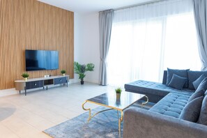 1 soverom, blendingsgardiner, strykejern/-brett og wi-fi (inkludert)