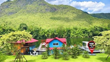 디럭스 더블룸, 강 전망 | 책상, 무료 WiFi