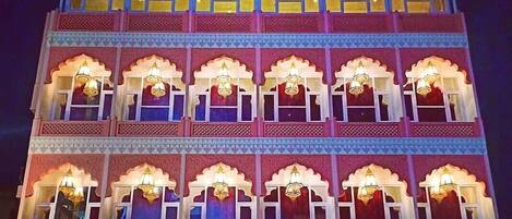 Front of property - evening/night