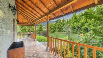 Traditional Quadruple Room, Mountain View | Balcony view