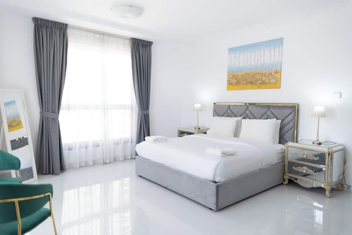 Apartemen Keluarga | 1 kamar tidur, tirai kedap cahaya, kedap suara, dan setrika/meja setrika