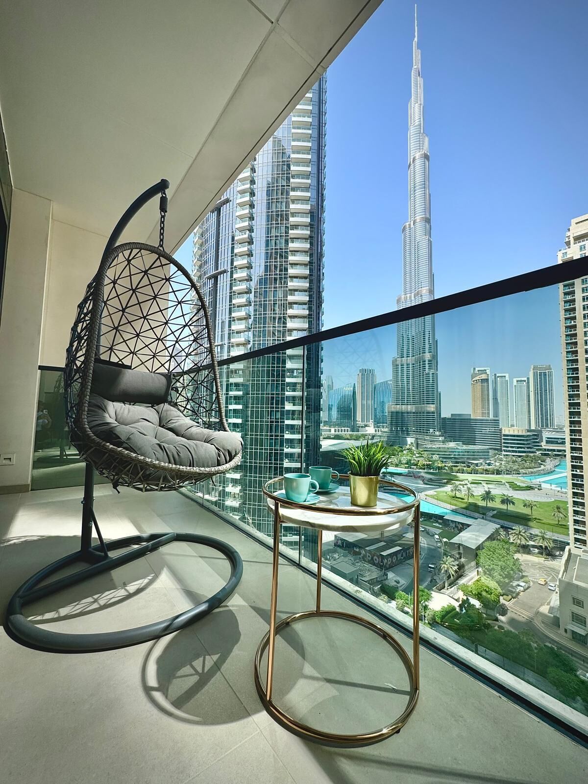 Luxury Apartment, Balcony, City View | Terrace/patio