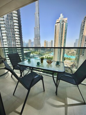 Luxury Apartment, Balcony, City View | Terrace/patio - HAPPY SEASON | ACT ONE ACT TWO  (Dubai)