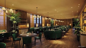 Dining - Chic Downtown - City Views, Gym & Pool (Miami)