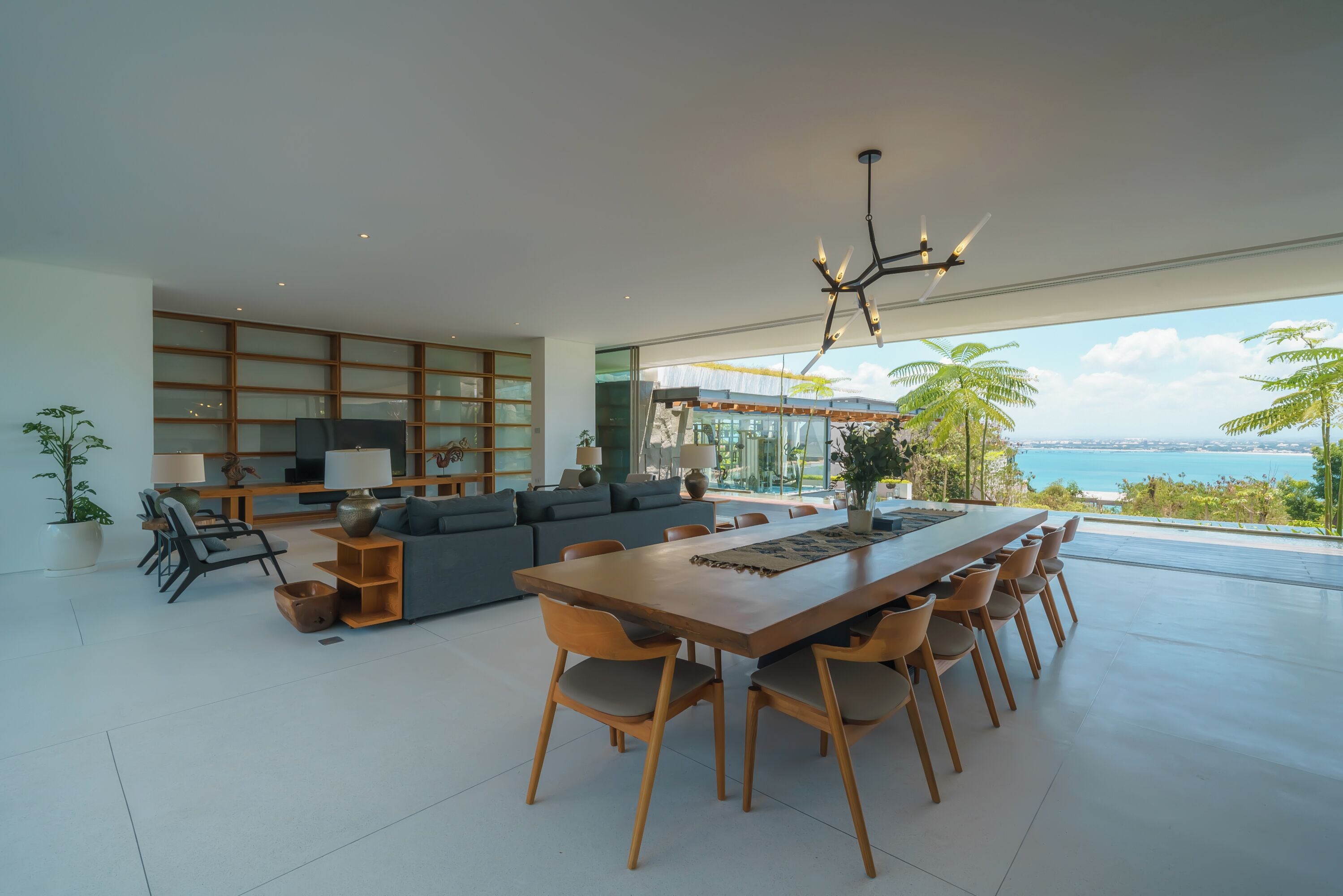Villa de lujo, vistas al mar | Comedor