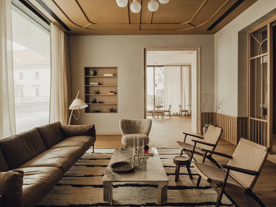 Lobby sitting area