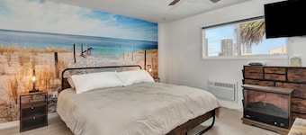 Welcome to your cozy retreat in Daytona Shores, just steps from the Atlantic Ocean. Perfect for solo travelers or couples, this comfy motel studio offers easy beach access and is surrounded by great local restaurants and cafés.