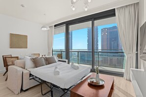 1 bedroom, iron/ironing board, travel crib, WiFi