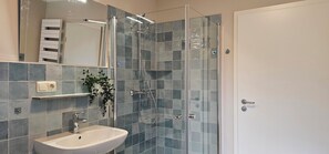 Shower, hair dryer