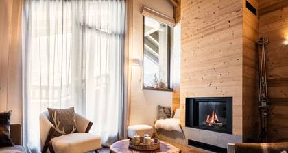 Superbe T4 à Plagne Montalbert avec Cheminée, WIFI, Parking & Terrasse
