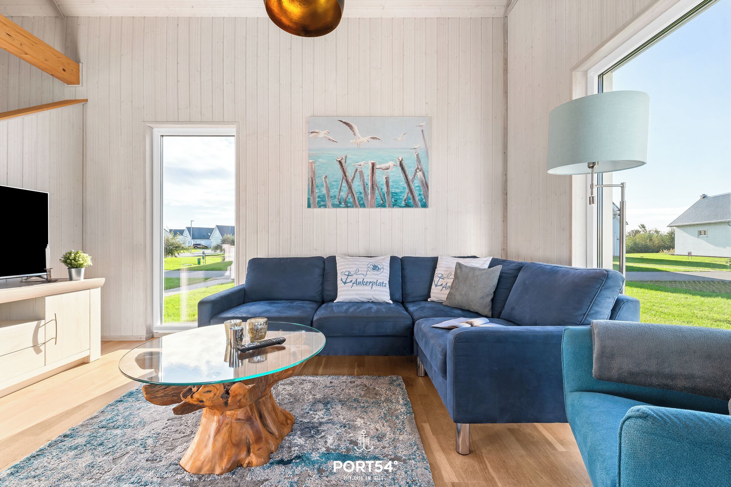 Télévision, cheminée