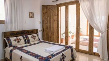 Een strijkplank/strijkijzer, gratis wifi