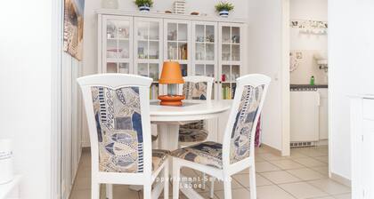 Vacation apartment "Ostseeoase 48" in the recreation center Laboe on the 1st floor.