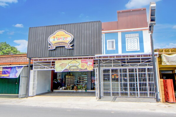 Voorkant van accommodatie