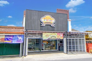 Voorkant van accommodatie