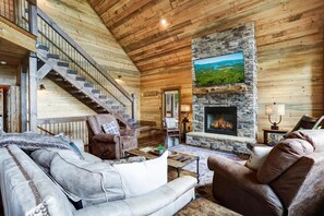 TV connectée, cheminée, jeux vidéo, espaces bureaux