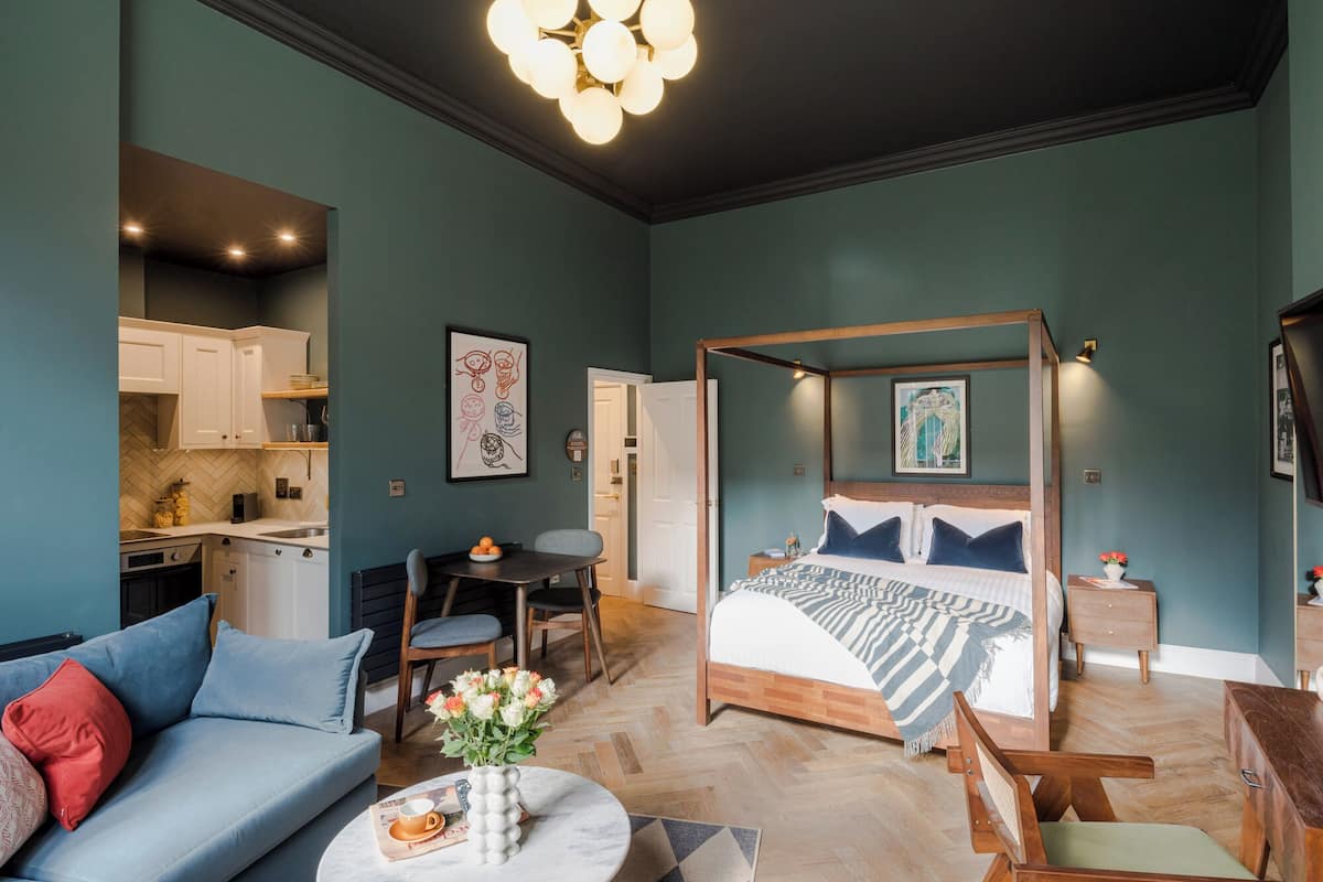 Lägenhet Classic - 1 kingsize-säng - pentry | Ljudisolering, strykjärn/strykbräda och gratis wi-fi