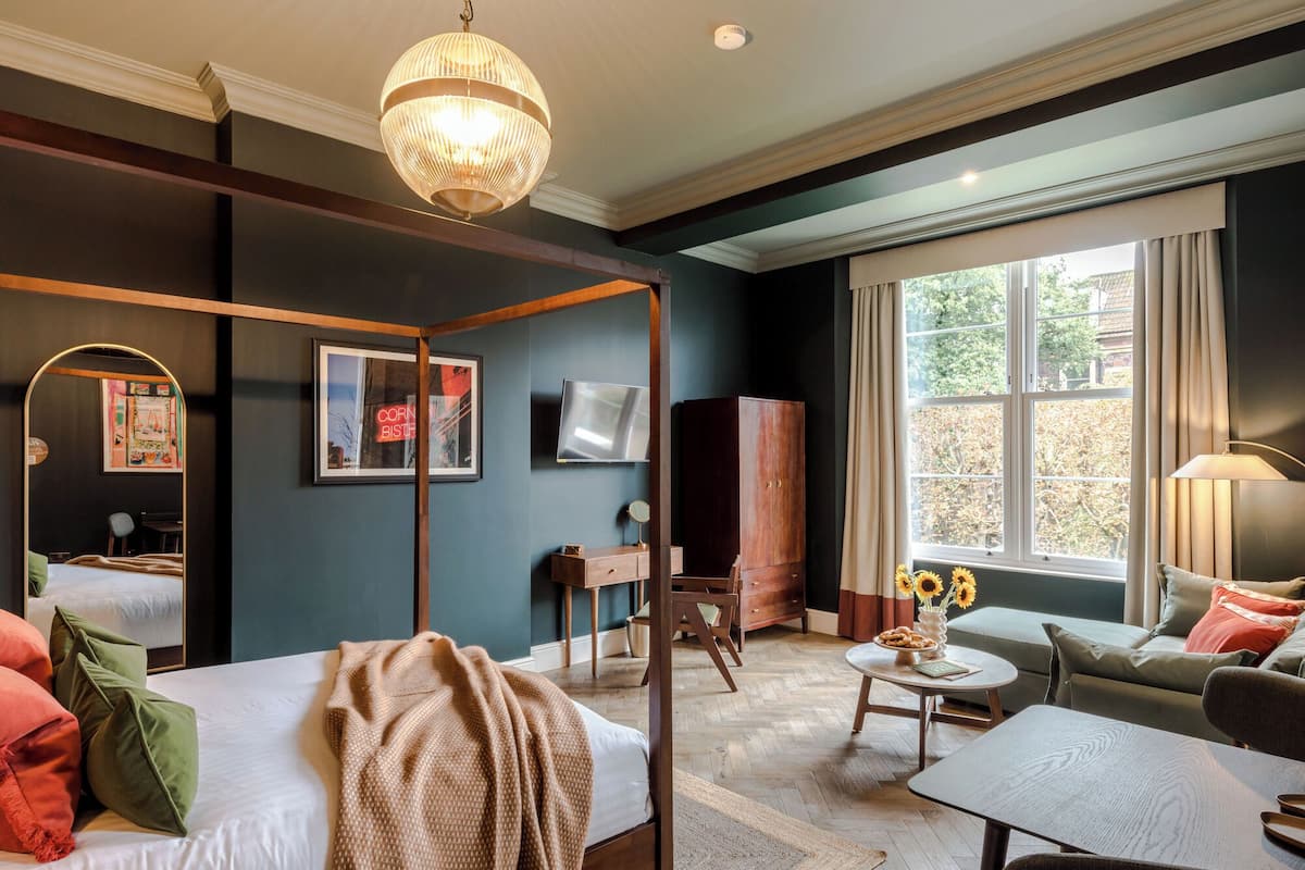 Lägenhet Classic - 1 kingsize-säng | Ljudisolering, strykjärn/strykbräda och gratis wi-fi