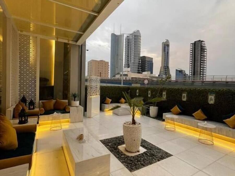 Lobby sitting area
