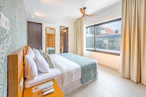 Deluxe Apartment, 3 Bedrooms, City View | Premium bedding, minibar, in-room safe, desk - Barcelo Nasandhura Male (Malé)