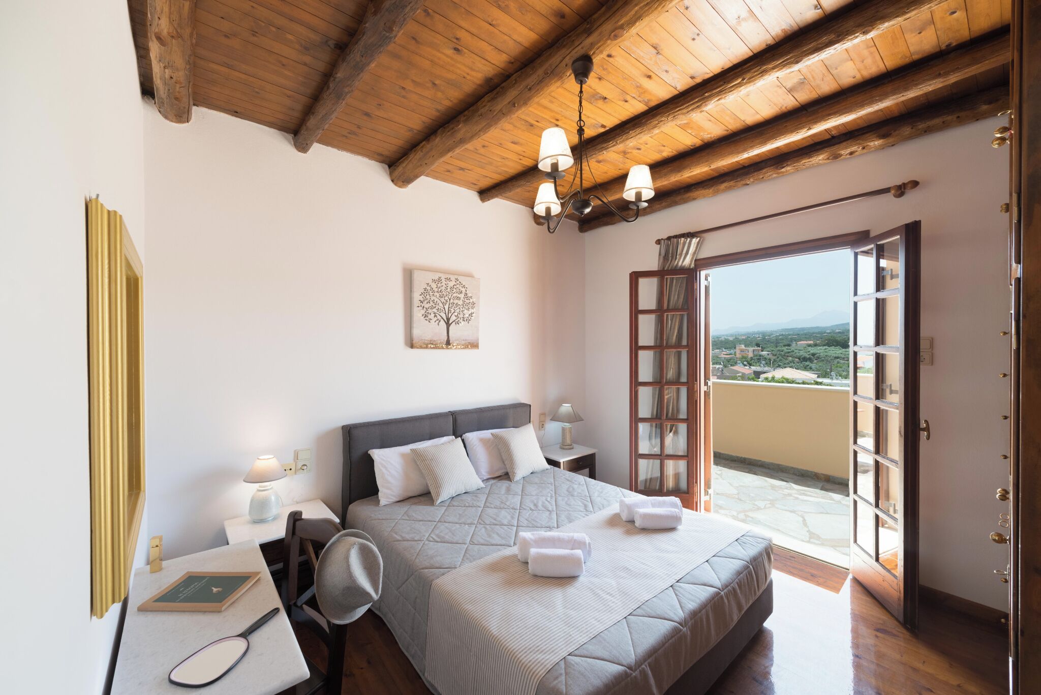 3 habitaciones y sábanas de algodón egipcio 