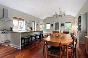 Dining - A Restored Schoolhouse With Movie Theater, Firepit, and Heated Pool (Rock Tavern)