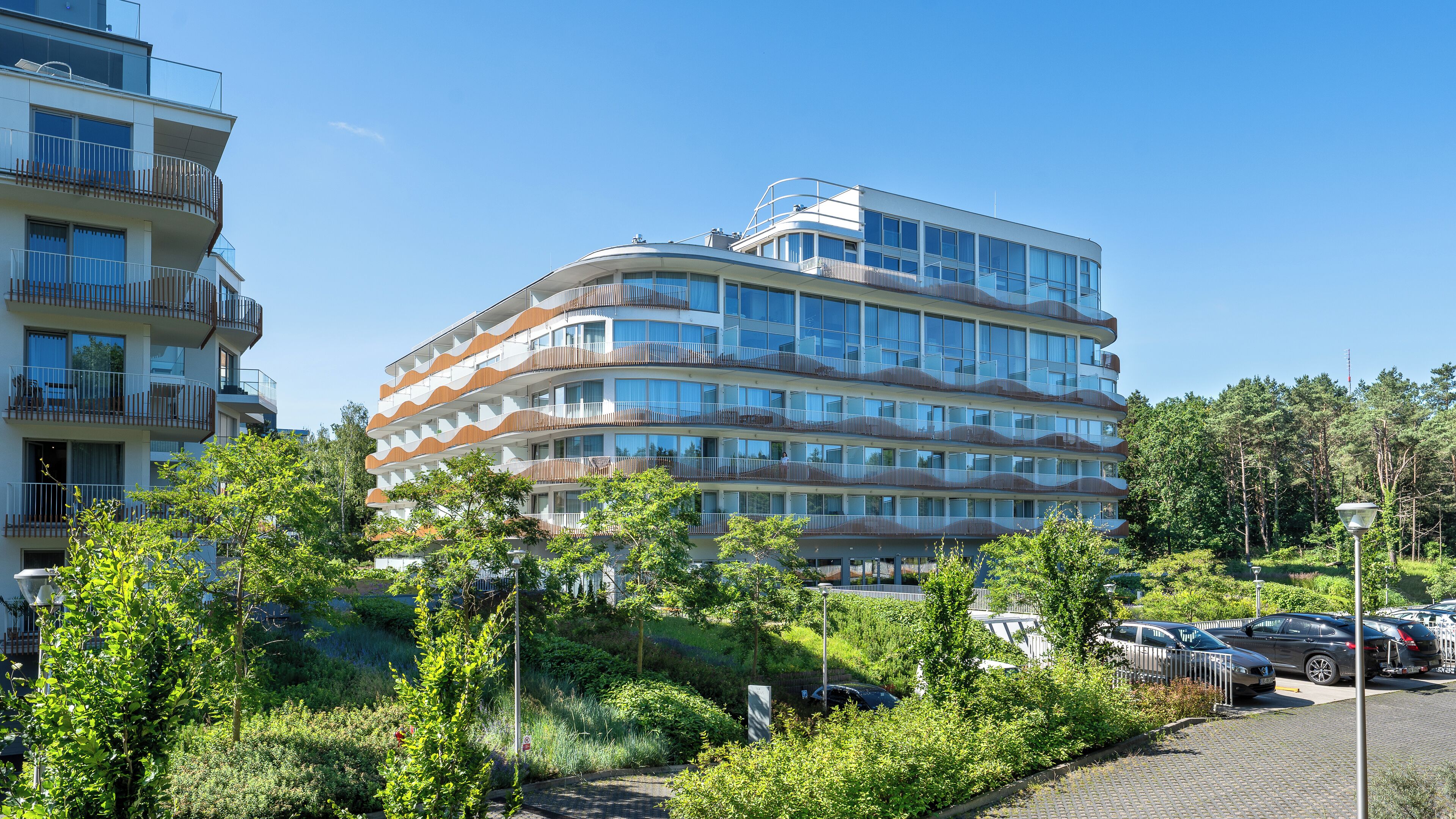 Fassade der Unterkunft