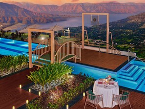 Vue depuis l’hébergement