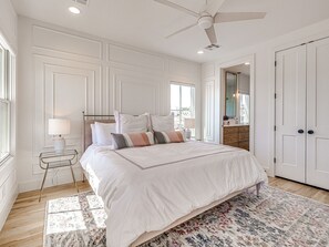 5 bedrooms, iron/ironing board, travel cot, WiFi