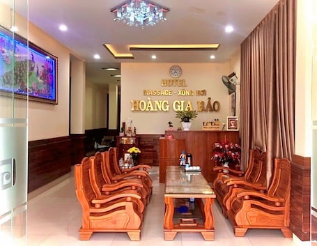 Front of property. Hoang Gia Bao Hotel