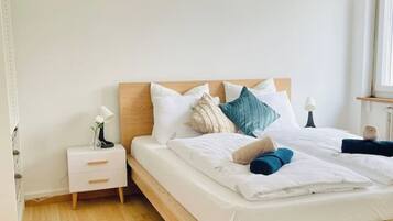 3 chambres, fer et planche Ă repasser, Wi-Fi, draps fournis