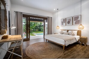 Villa | 3 bedrooms - Villa Moju by Alfred in Bali - Tropical 3BR Escape w Private Pool Lush Garden in Bumbak Canggu (Kerobokan)