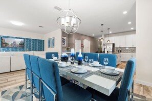 Dining - Spacious 6BD Home ! Near Disney! Private Pool and Spa! (Kissimmee)