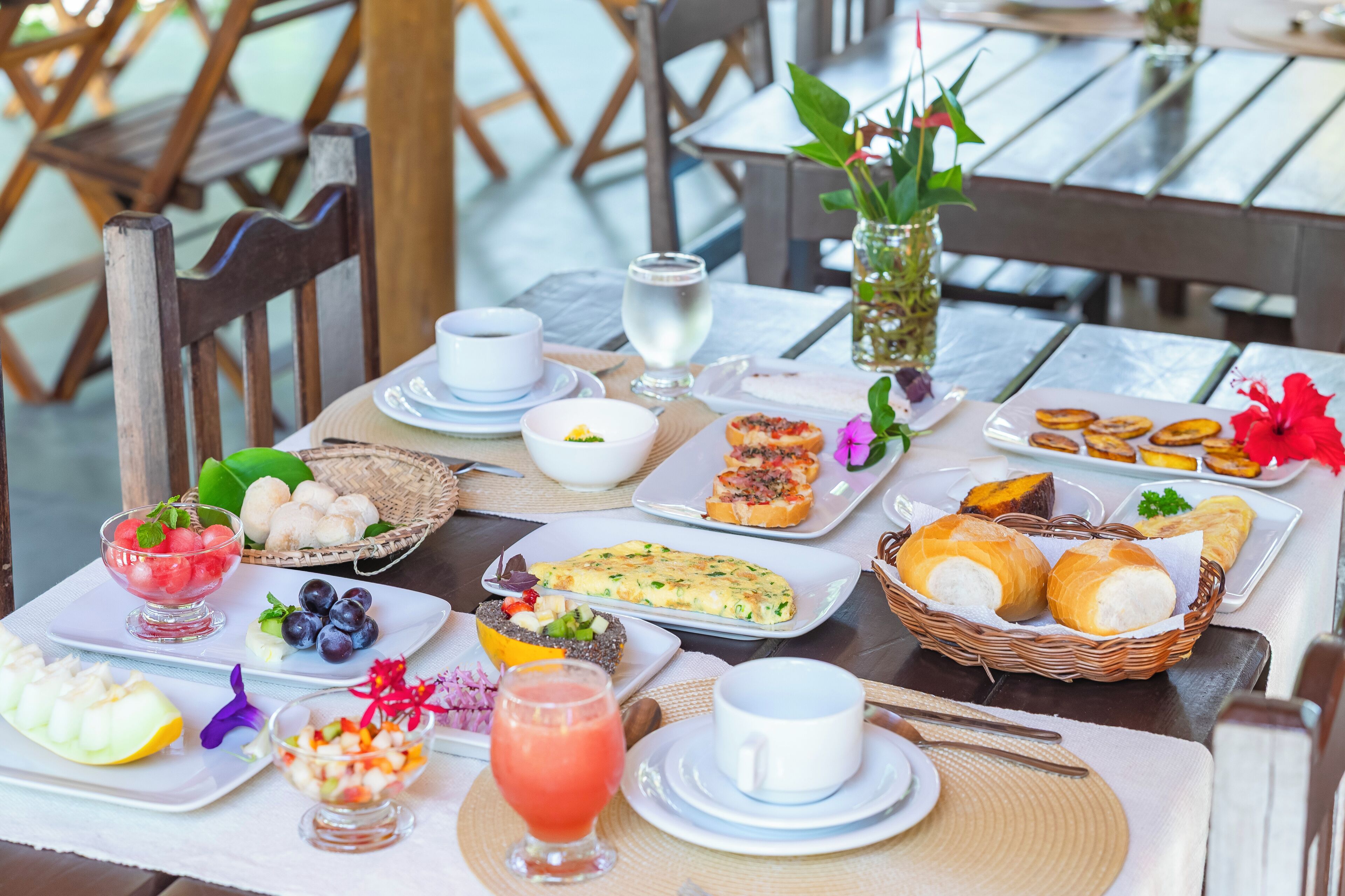 Free daily local cuisine breakfast 