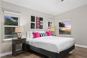 4 habitaciones, tabla de planchar con plancha y wifi gratis 