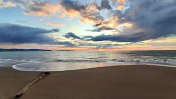 Vue sur la plage/l’océan