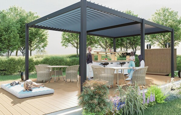 Espace de soins en plein air, soins corporels