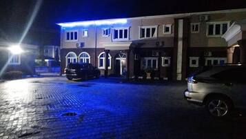 Front of property – evening/night