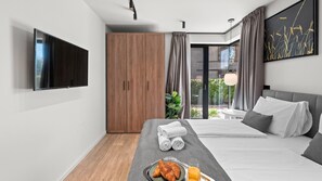 4 soverom, strykejern/-brett, wi-fi og sengetøy