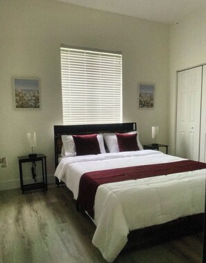 4 bedrooms, iron/ironing board, travel crib, WiFi