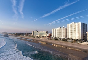 Accommodatie ligt op het strand