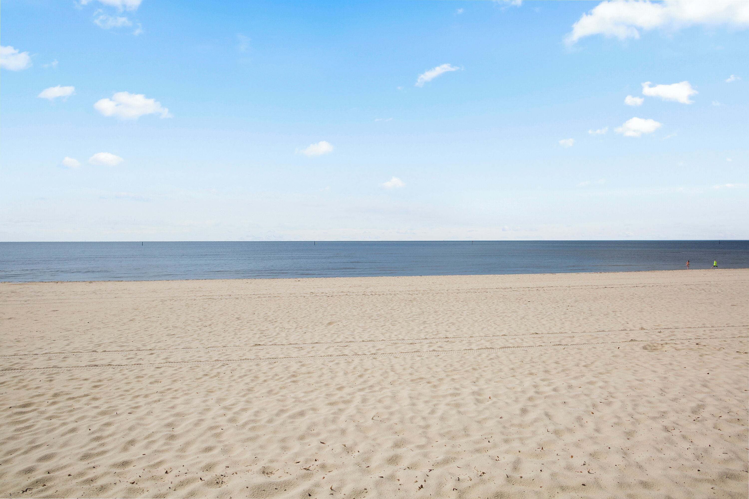 Am Strand, Liegestühle, Strandtücher
